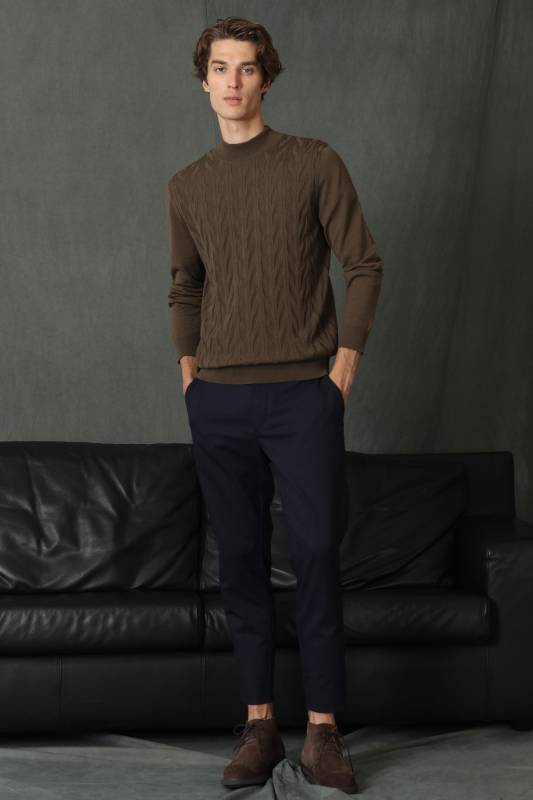 Talon Mens Sweater Camel - 2