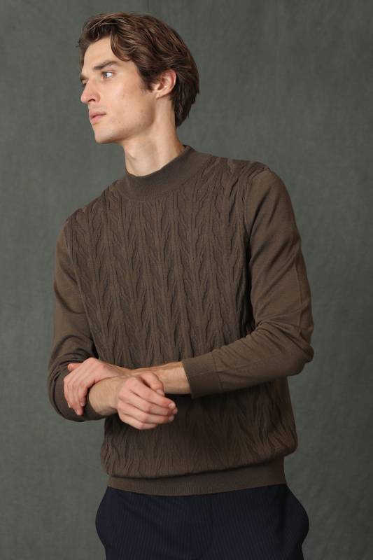 Talon Mens Sweater Camel - 5