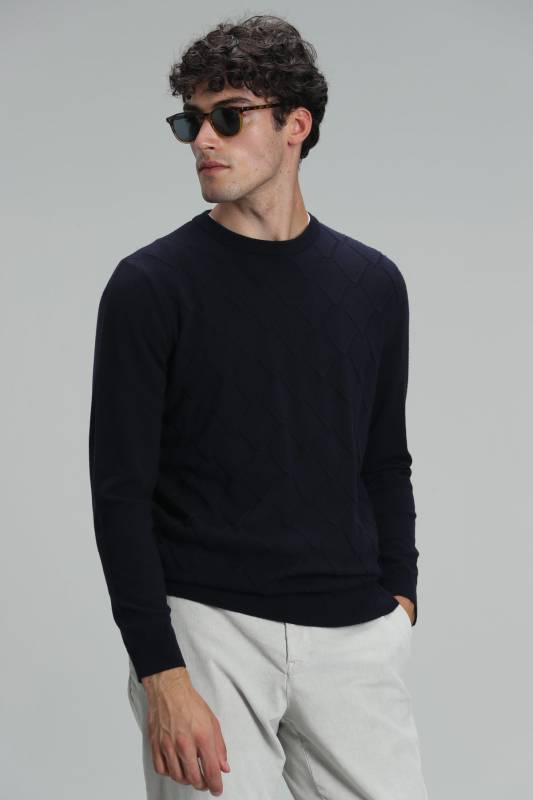 Tanya Mens Sweater Navy - 3