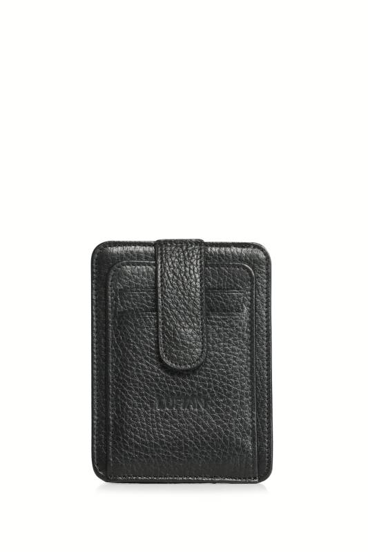 Taylor Mens Leather Card Black - 1