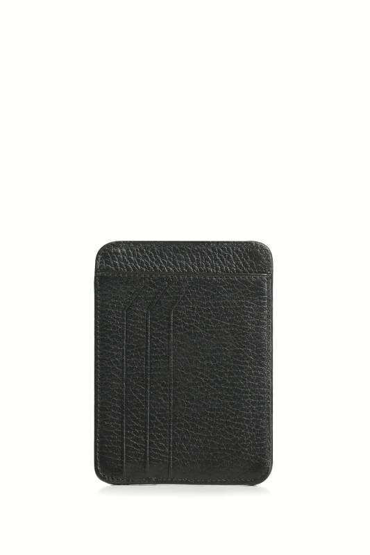 Taylor Mens Leather Card Black - 2