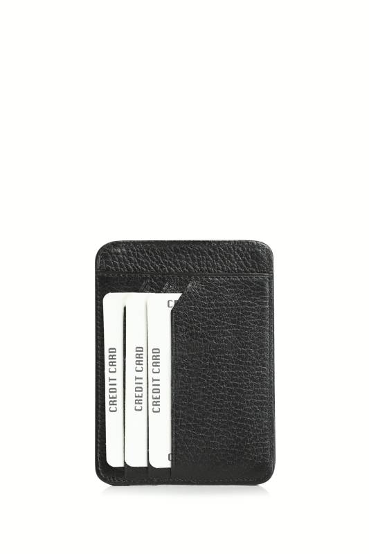 Taylor Mens Leather Card Black - 4