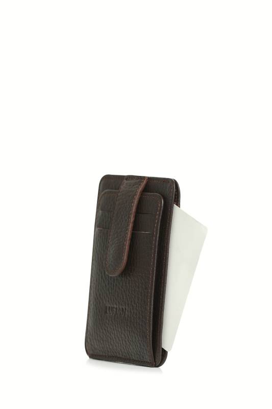 Taylor Mens Leather Card Brown - 6