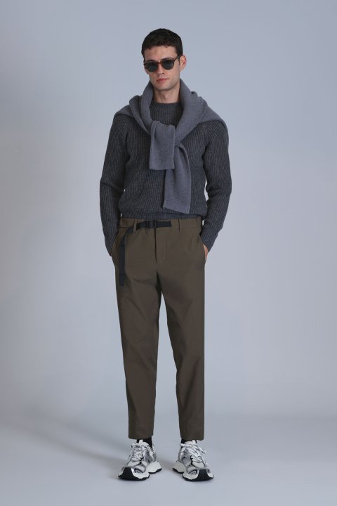 Terra Men's Sweater Anthracite - LUFIAN