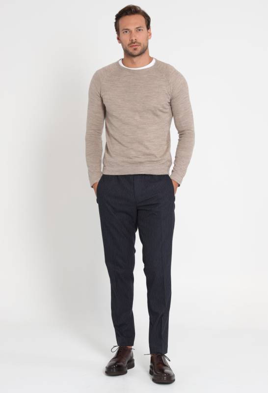 Tıano Mens Sweater Beıge - 1