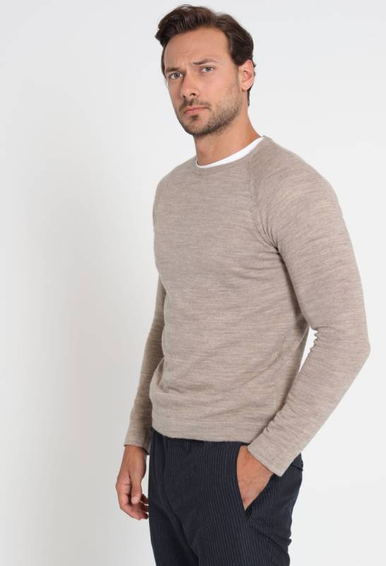 Tıano Mens Sweater Beıge - 4