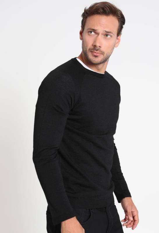 Tıano Mens Sweater Black - 4