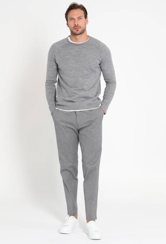 Tıano Mens Sweater Grey - 1