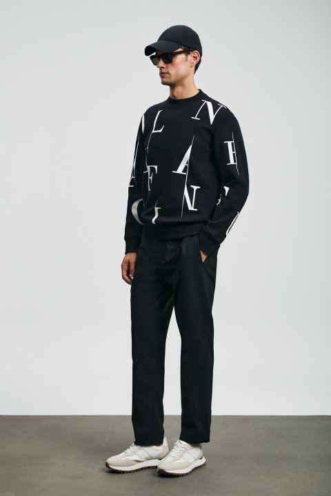 Tıffany Men's Sweatshirt Black - LUFIAN (1)