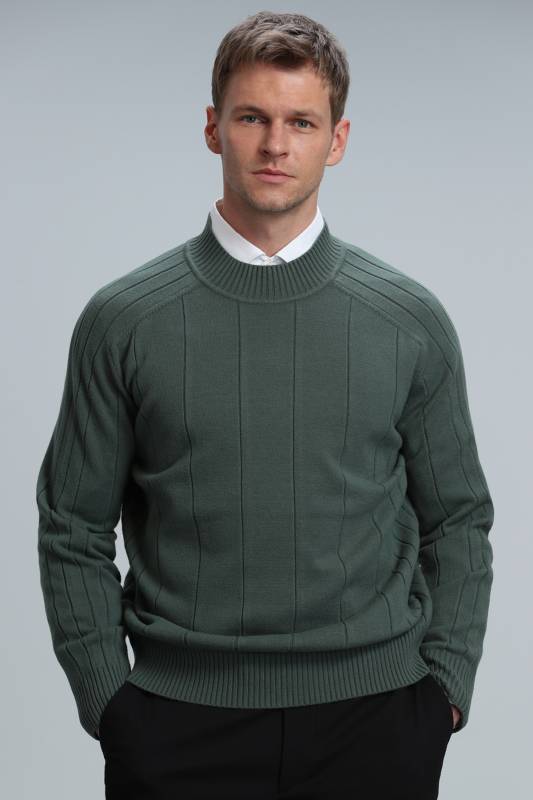 Tıme Full Fısher Men Sweater Nefty Green - 1