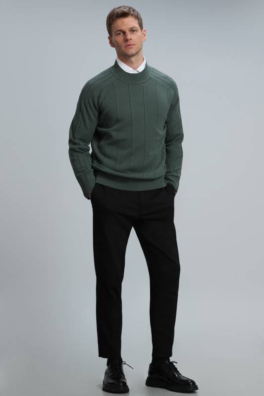 Tıme Full Fısher Men Sweater Nefty Green - 4