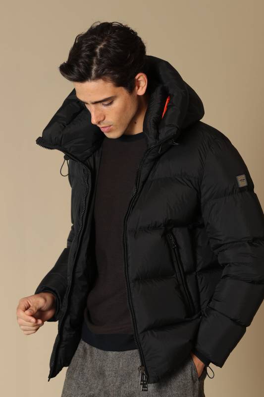 Tommy Goose Feather Male Coat Black - 2