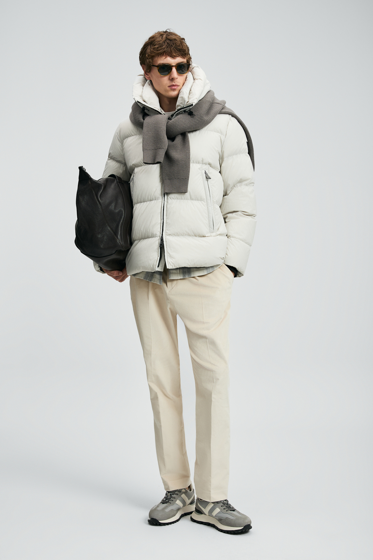 Goose Feather Male Coat Stone - Lufian