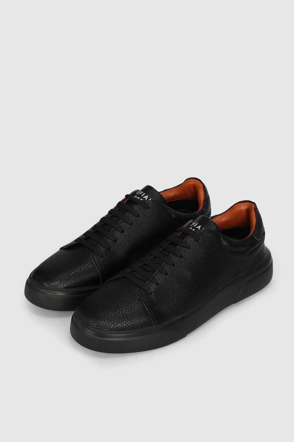 Tommy Men's Sneaker Shoes Black - LUFIAN