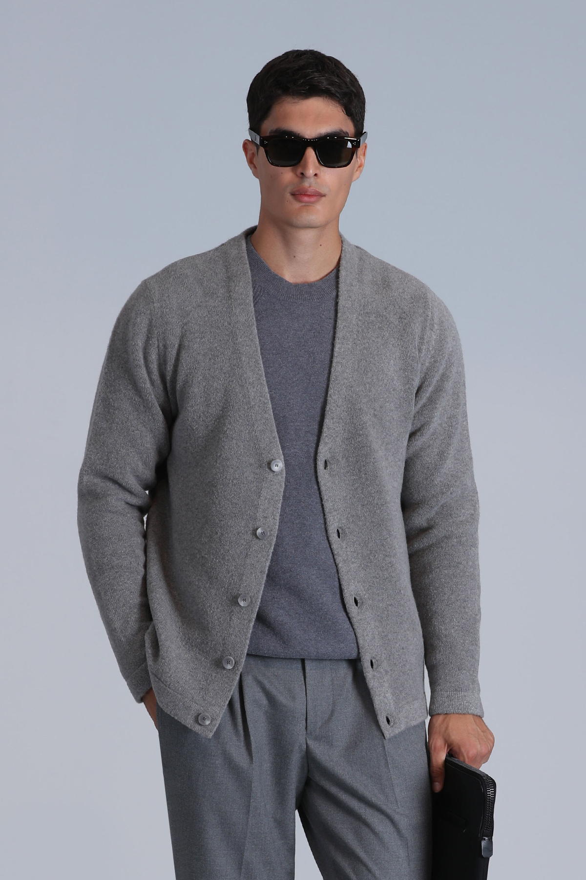 Toscano Male Cardigan Mınk - Lufian