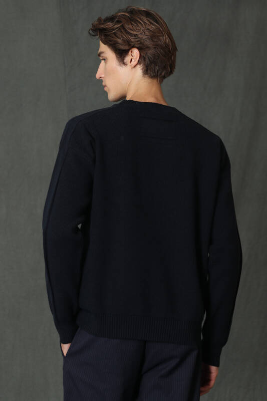 Tova Mens Sweater Navy - 5