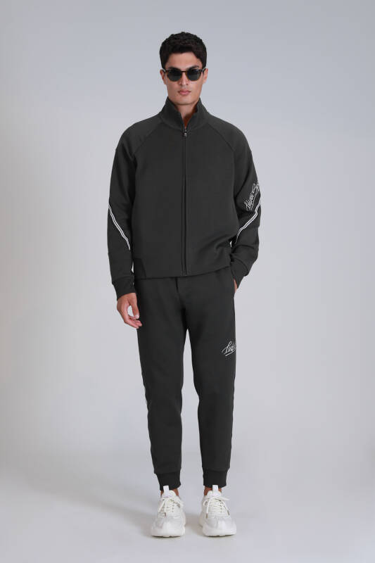 Tracksuit Top Dark Green - 1