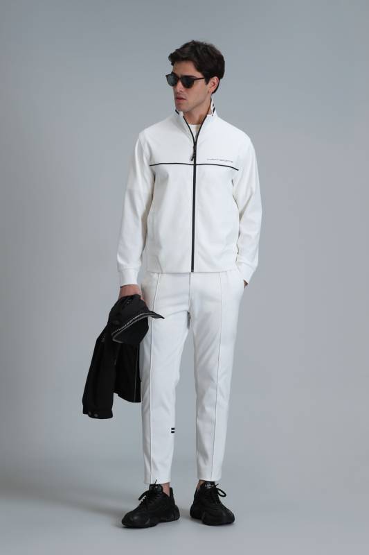 Tracksuit Top Off Whıte - 4