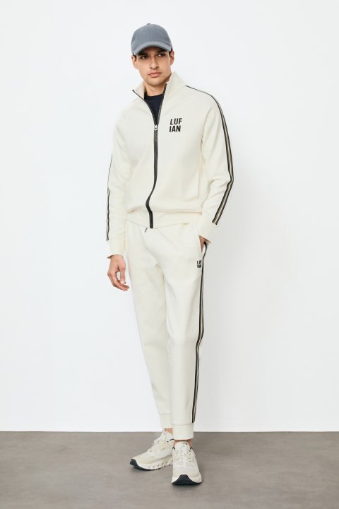 Male Tracksuit Six Off Whıte - LUFIAN
