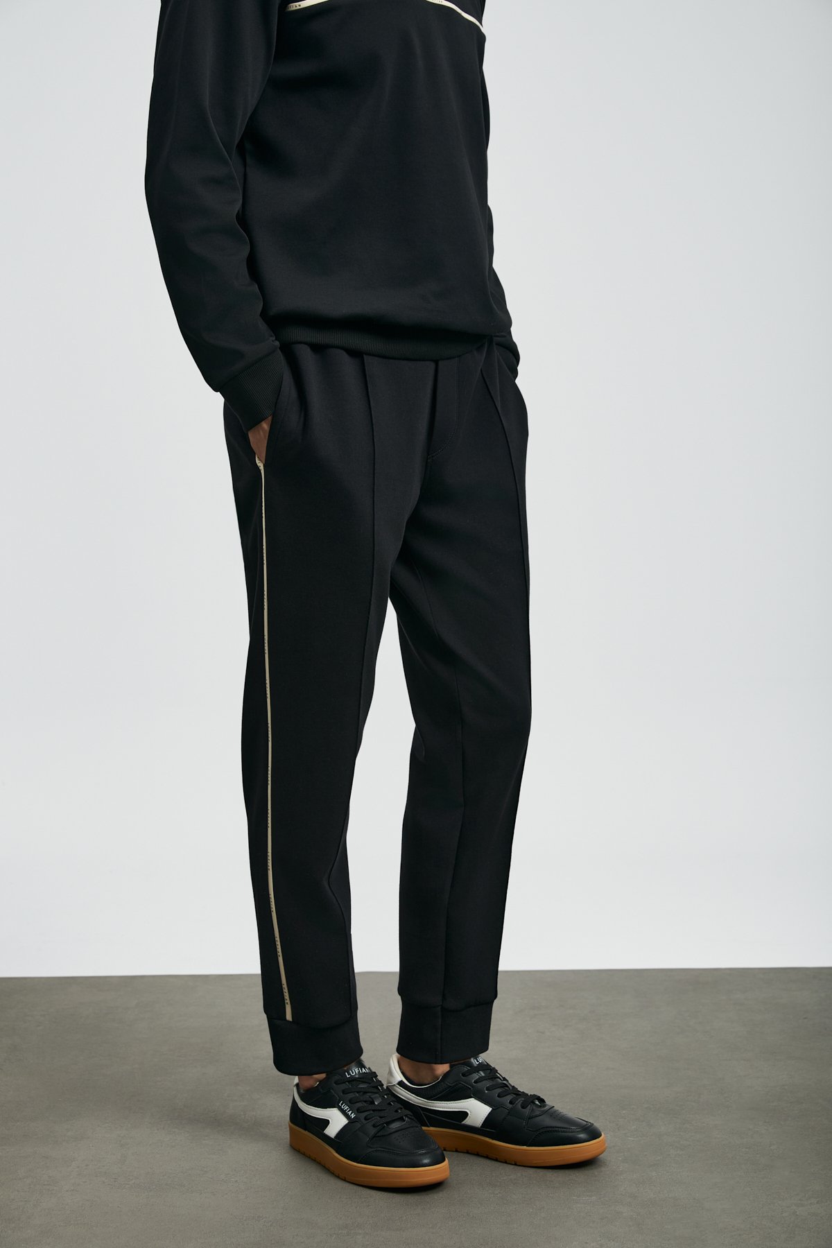 Tyson Men's Sweatpants Black - LUFIAN (1)