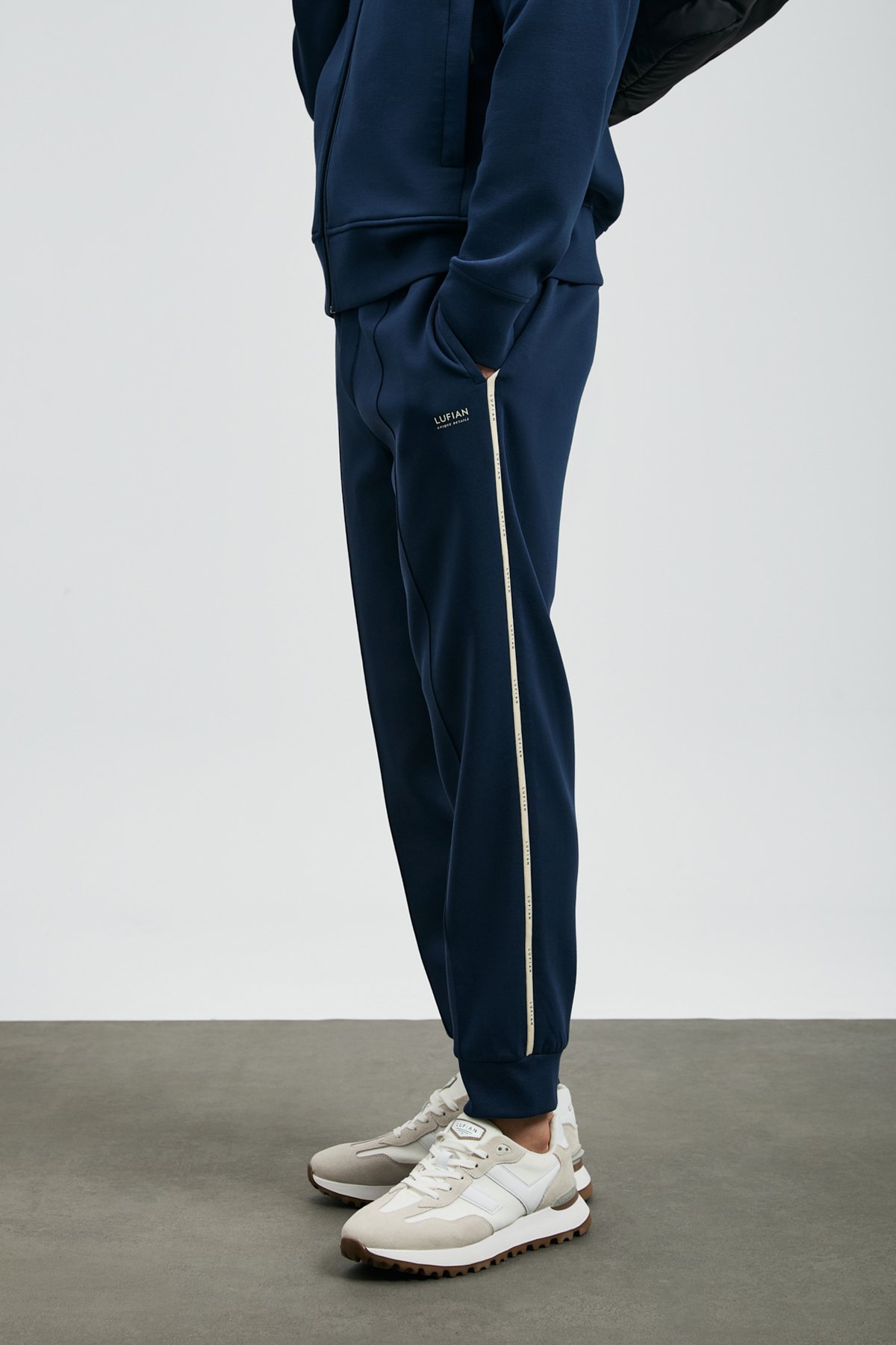 Tyson Men's Sweatpants Navy Blue - LUFIAN