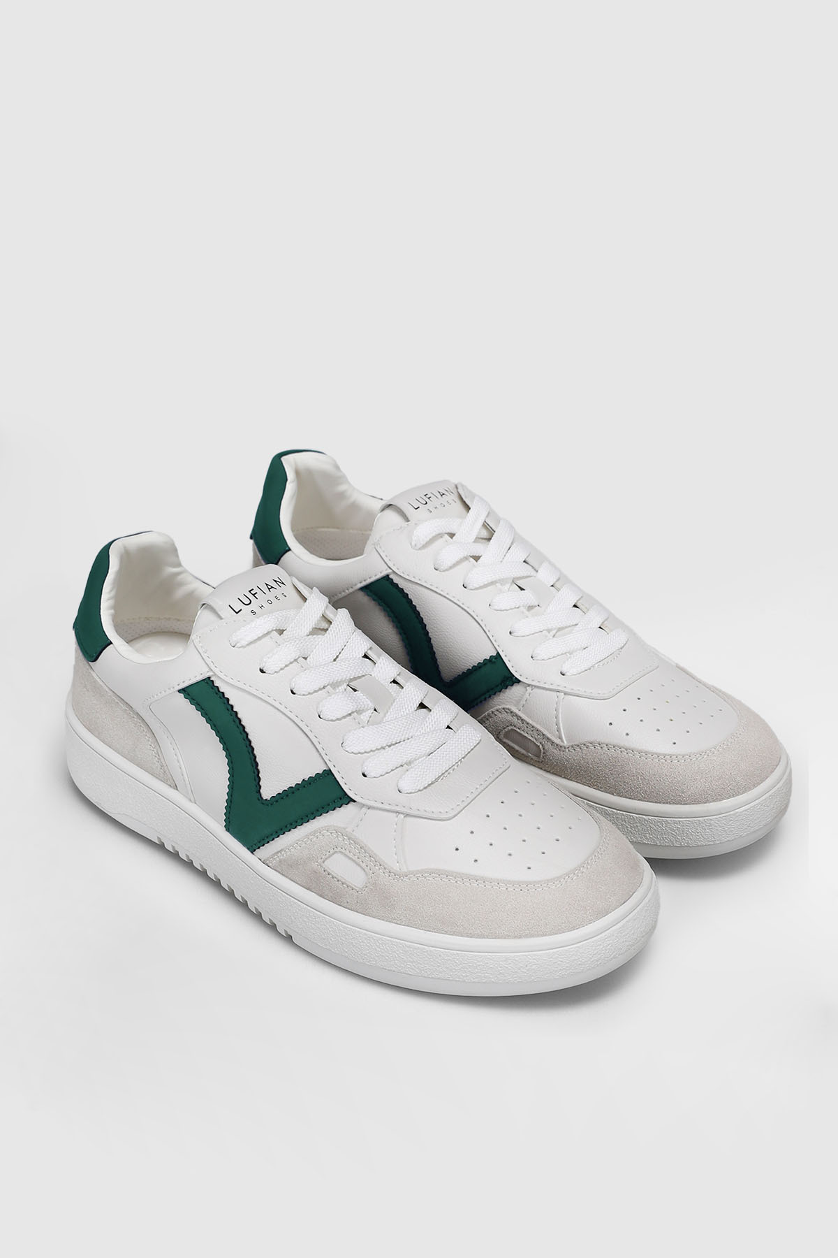 Vernon Men's Sneaker Shoes Green - LUFIAN