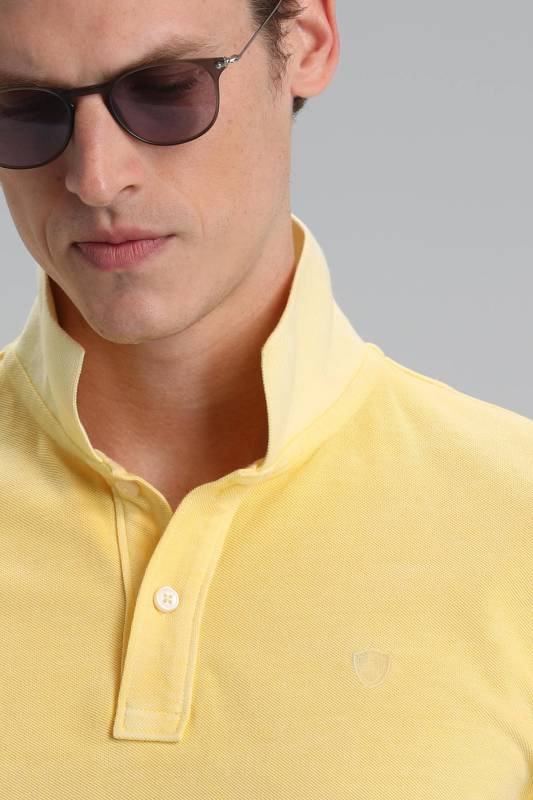 Vernon Sports Polo Mens T - Shirt Yellow - 5