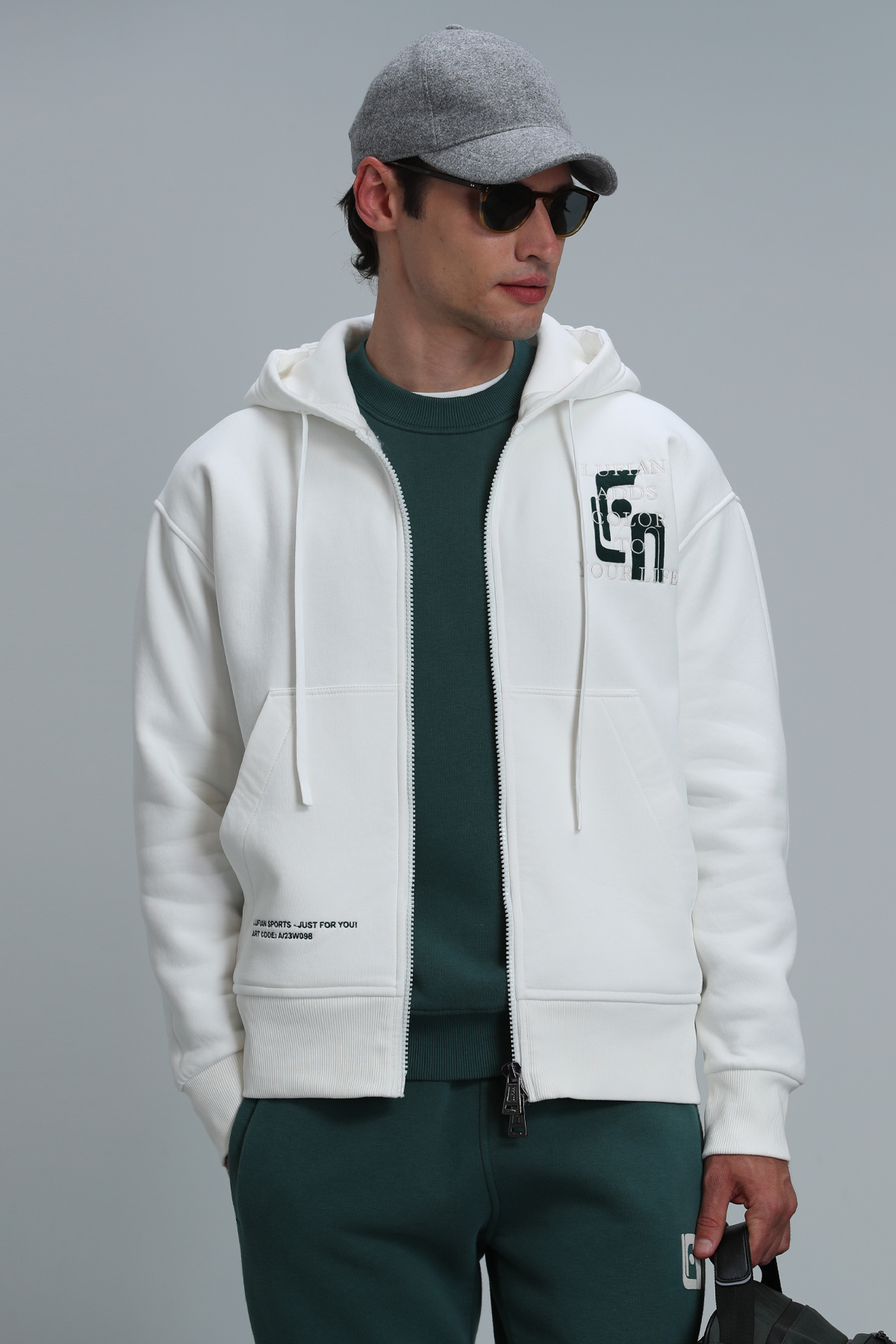 Victor Tracksuit Top Off White