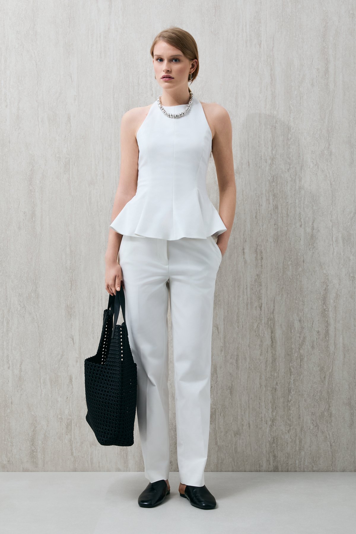 Vıctorıa Women's Blouse Off White - LUFIAN