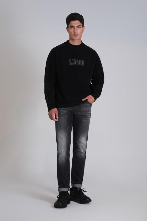 Vıler Male Sweatshirt Black - Lufian (1)