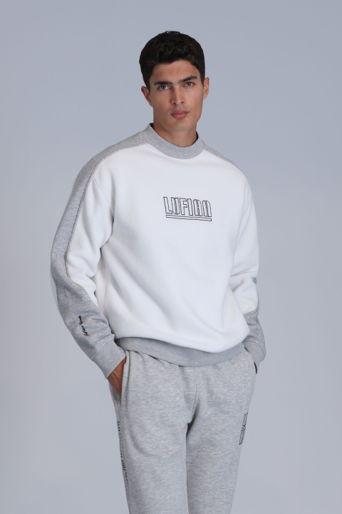 Vıler Male Sweatshirt Whıte - Lufian