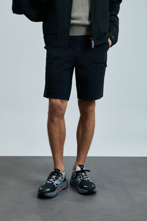 Erdem Men's Sports Shorts Regular Fit Black - LUFIAN