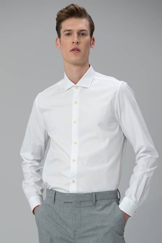 Wander Mens Smart Shirt Slım Fıt Whıte - 4