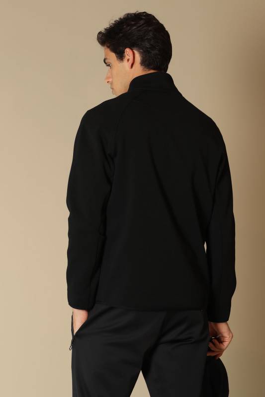 Wıse Male Sweatshirt Black - 6