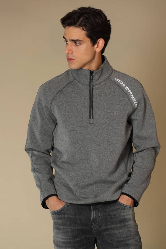 Wıse Male Sweatshirt Grey - 1