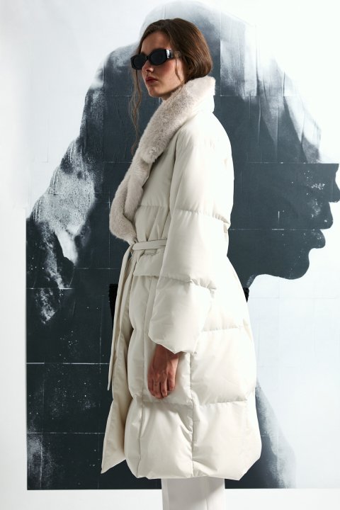 Women's Down Jacket Stone - LUFIAN