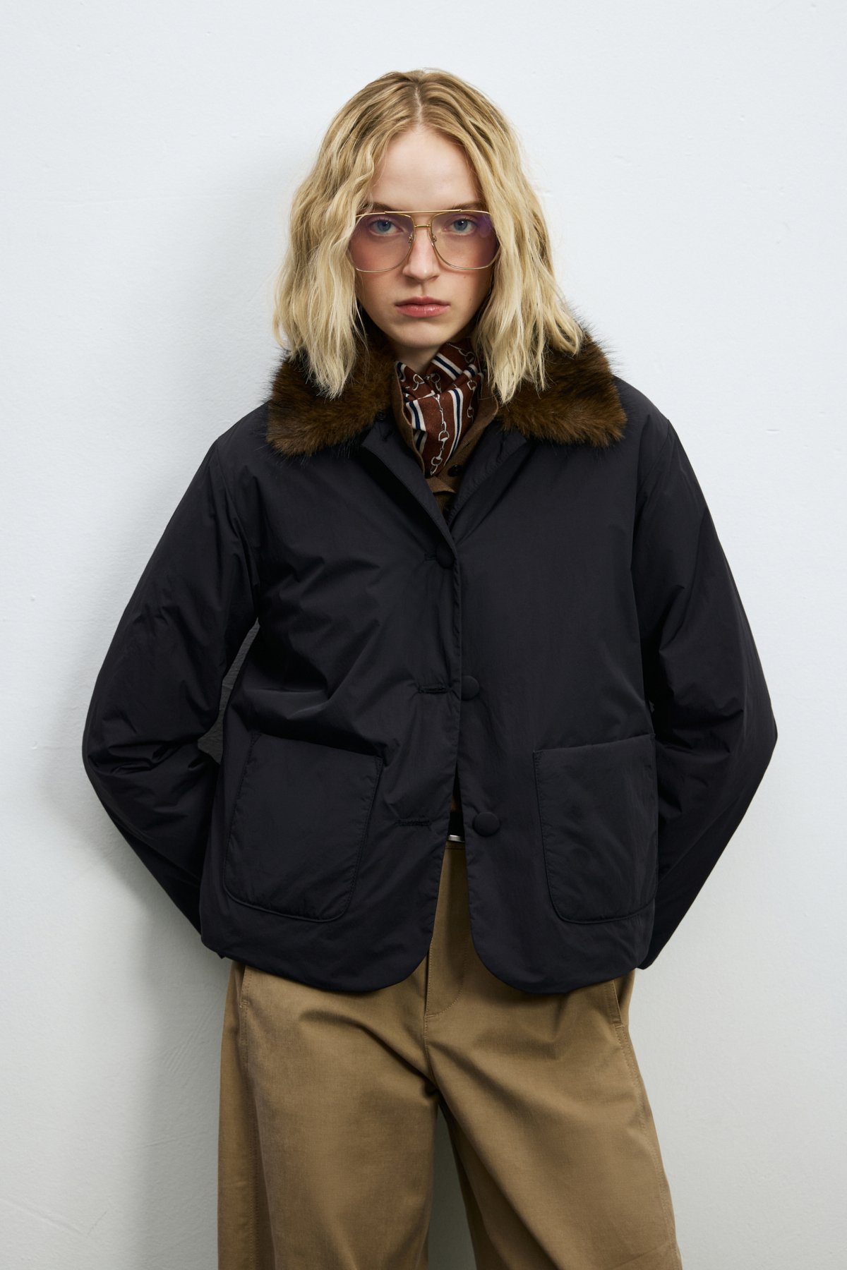 Women's Outerwear Black - LUFIAN