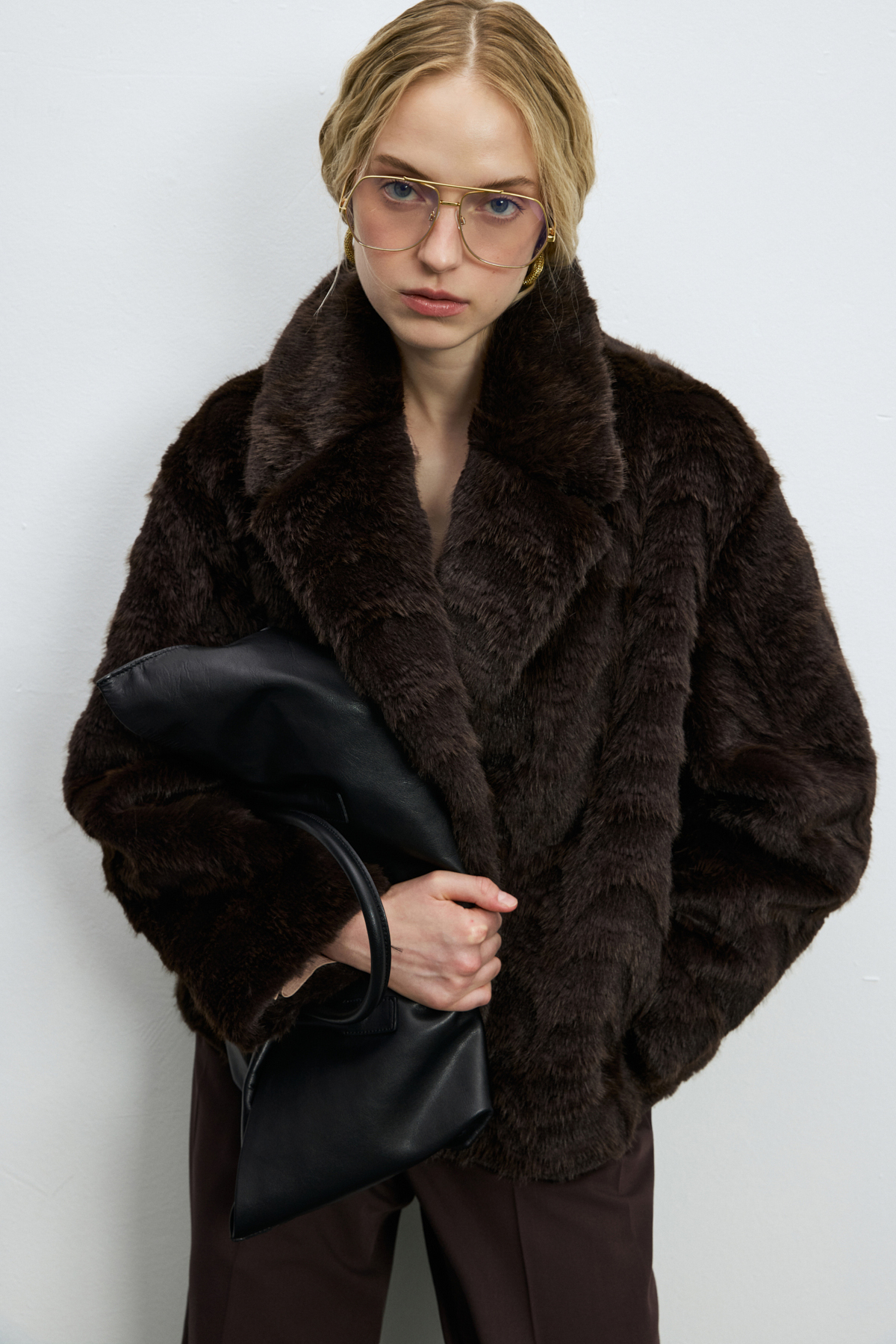 Women's Outerwear Brown - LUFIAN