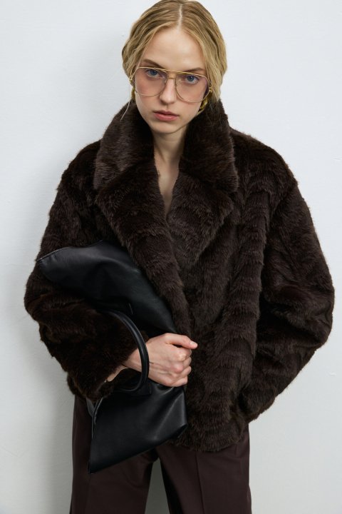 Women's Outerwear Brown - LUFIAN