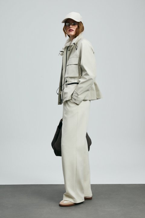 Women's Outerwear Stone - LUFIAN