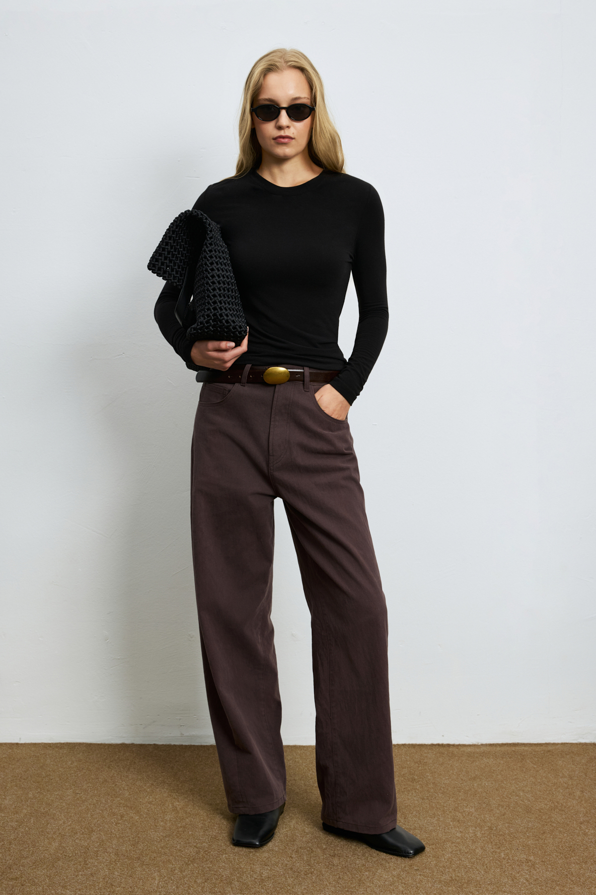 Women's T- Shırt Black - LUFIAN