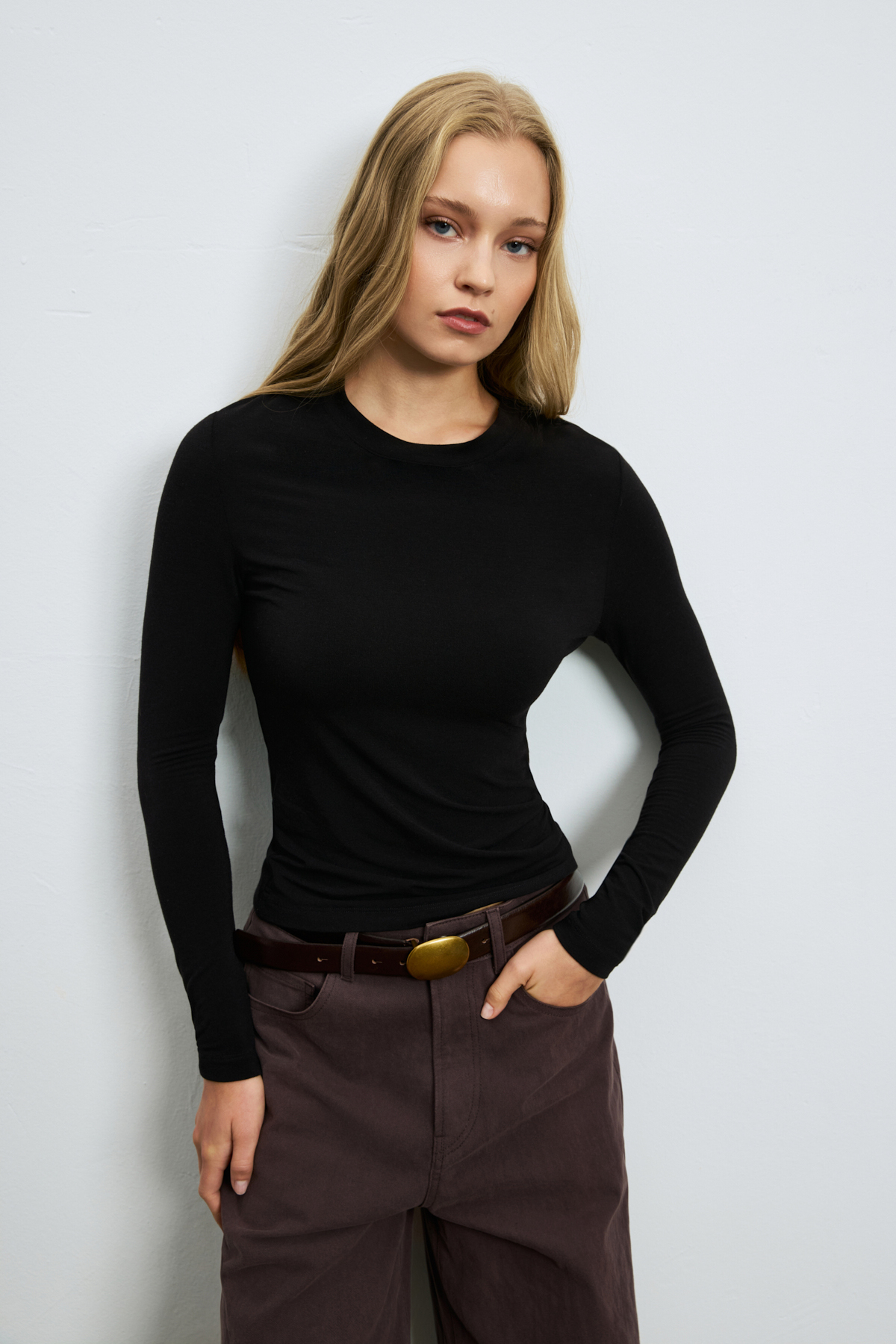 Women's T- Shırt Black - LUFIAN