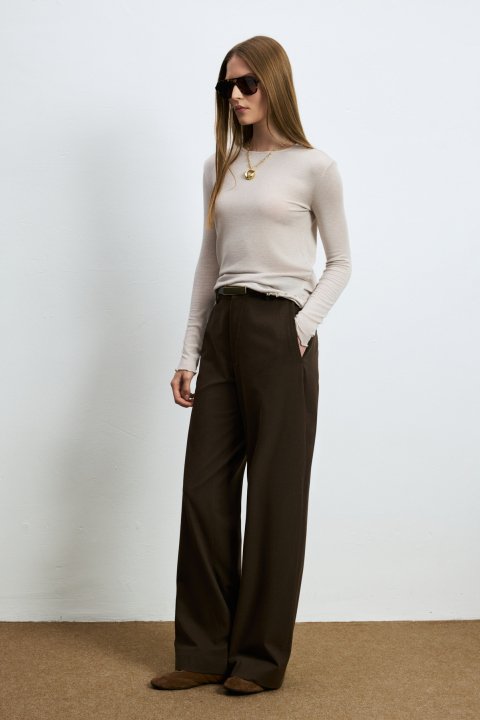 Women's T- Shırt Ecru - LUFIAN