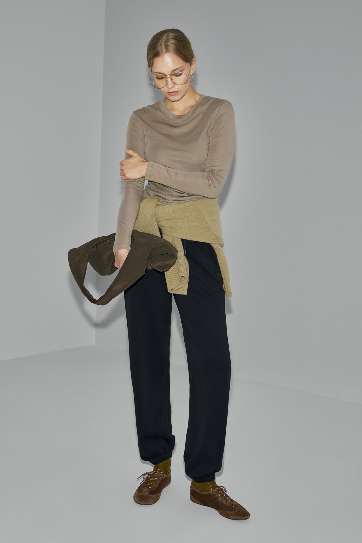 Women's T- Shırt Sand - LUFIAN