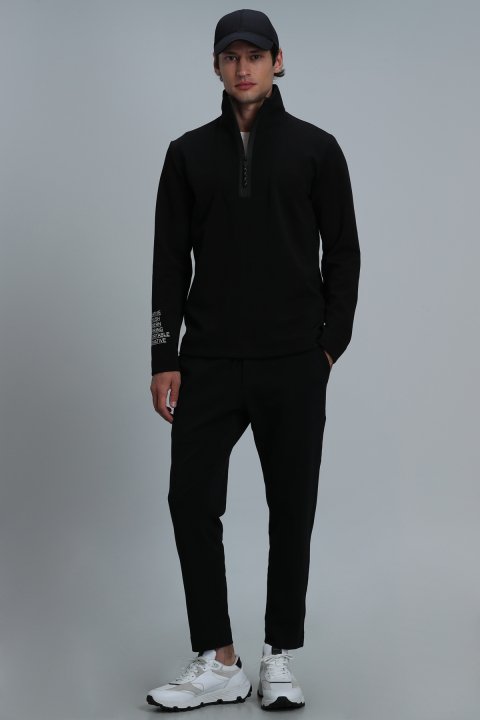 Wonder Male Tracksuit Six Black - Lufian