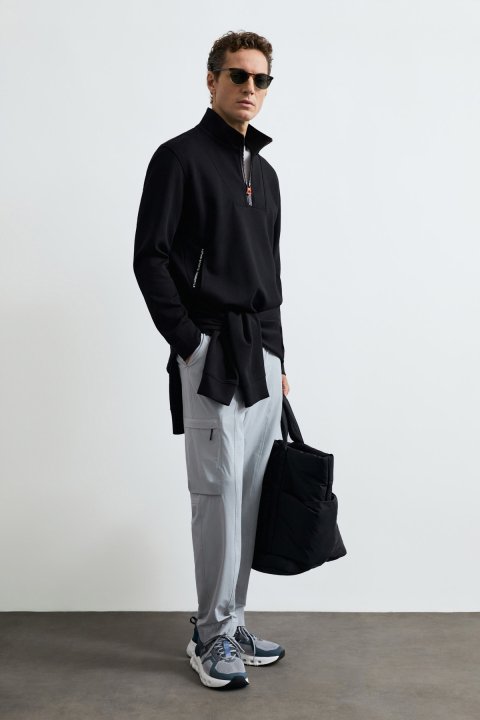 Male Sweatshirt Black - LUFIAN