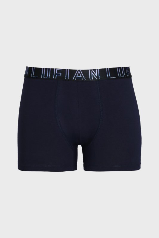 Zeg Men's Modal Boxer Shorts Navy Blue