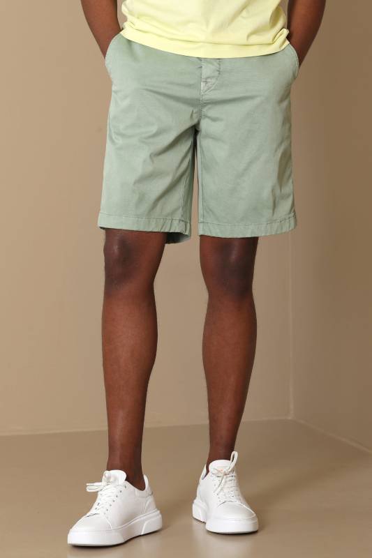 Zegler Sports Mens Chino Shorts Slım Fıt Green - 2