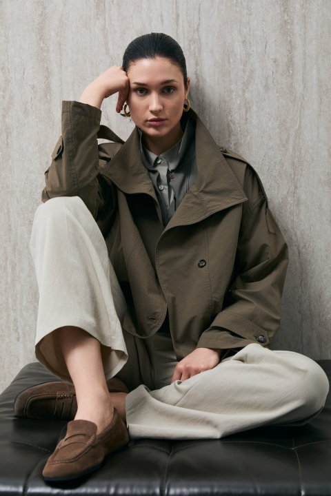 Eros Kadın Dış Giyim Haki - Lufian