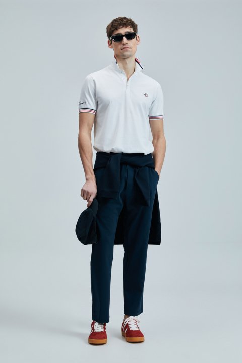 Eros Smart Erkek Polo Tişört Beyaz - Lufian